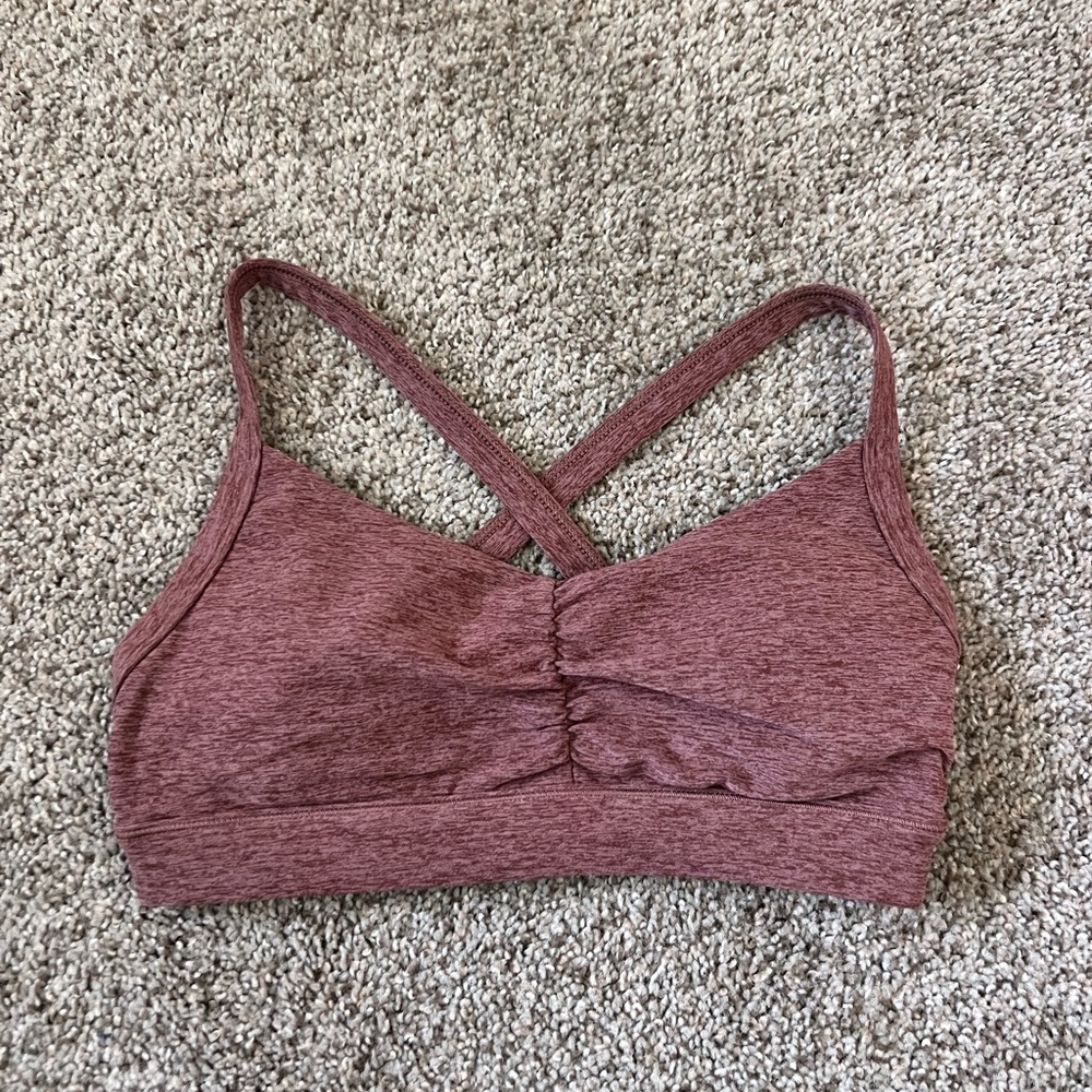Vuori Elevation Ruched Bra – Size Small